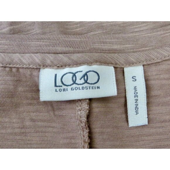 NEW! LOGO By Lori Goldstein Sleeveless Tank Midi Dress Taupe Brown SZ S - Picture 6 of 7